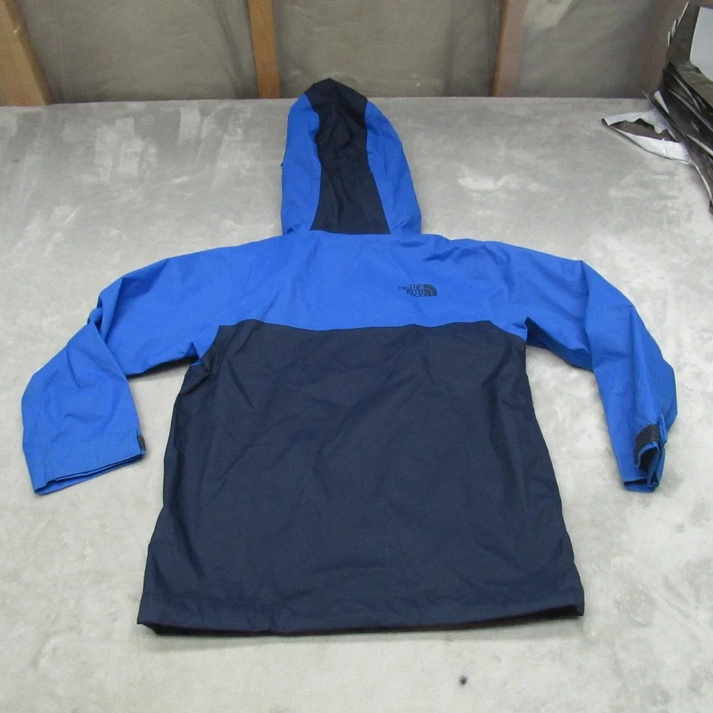 North Face Jacket Boy XXS 5 Blue Chimborazo Triclimate Hood Insulated Waterproof - Picture 8 of 14